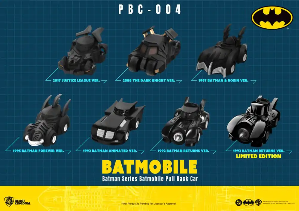 Batman naťahovacie autíčka Blind Box, 6 balení produktová fotografia