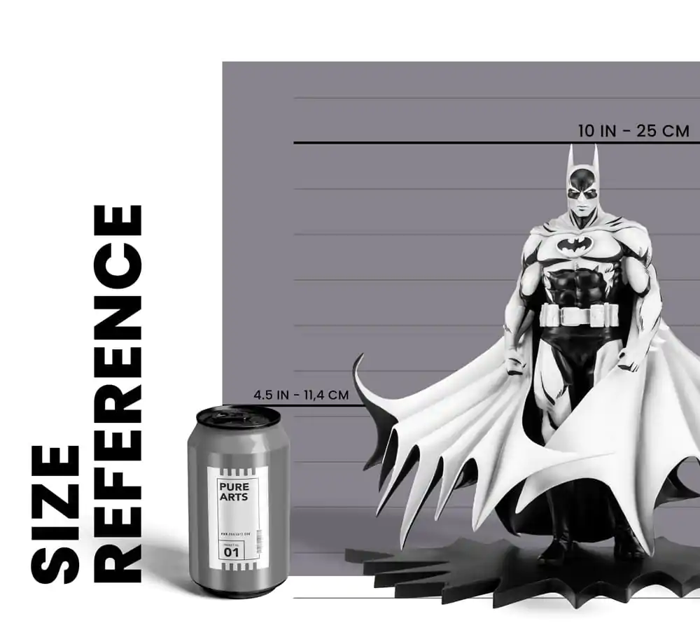 Batman PX PVC Socha 1/8 SDCC 2024 Batman Black & White Version 27 cm produktová fotografia