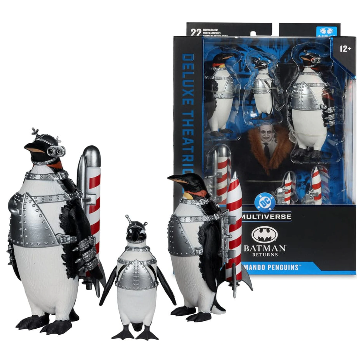 Batman Returns DC Theatrical Deluxe Edition akčná figúrka Commando Penguins Pack 12 cm produktová fotografia