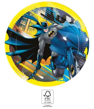 Batman Rogue Rage papierové taniere 8 ks 23 cm FSC produktová fotografia