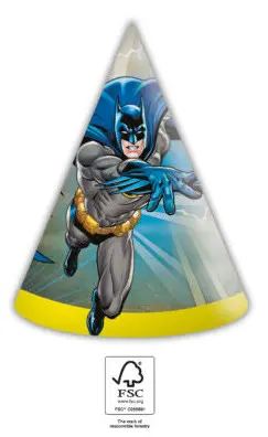 Batman Rogue Rage párty čiapka, kónická čiapka 6 ks FSC produktová fotografia