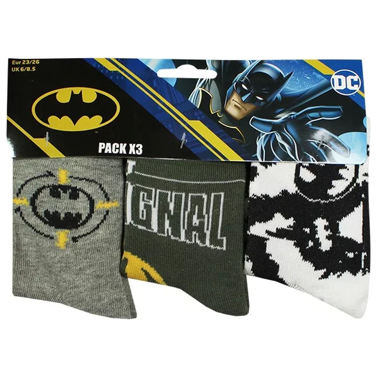 Batman Signal detské ponožky 23/26 produktová fotografia