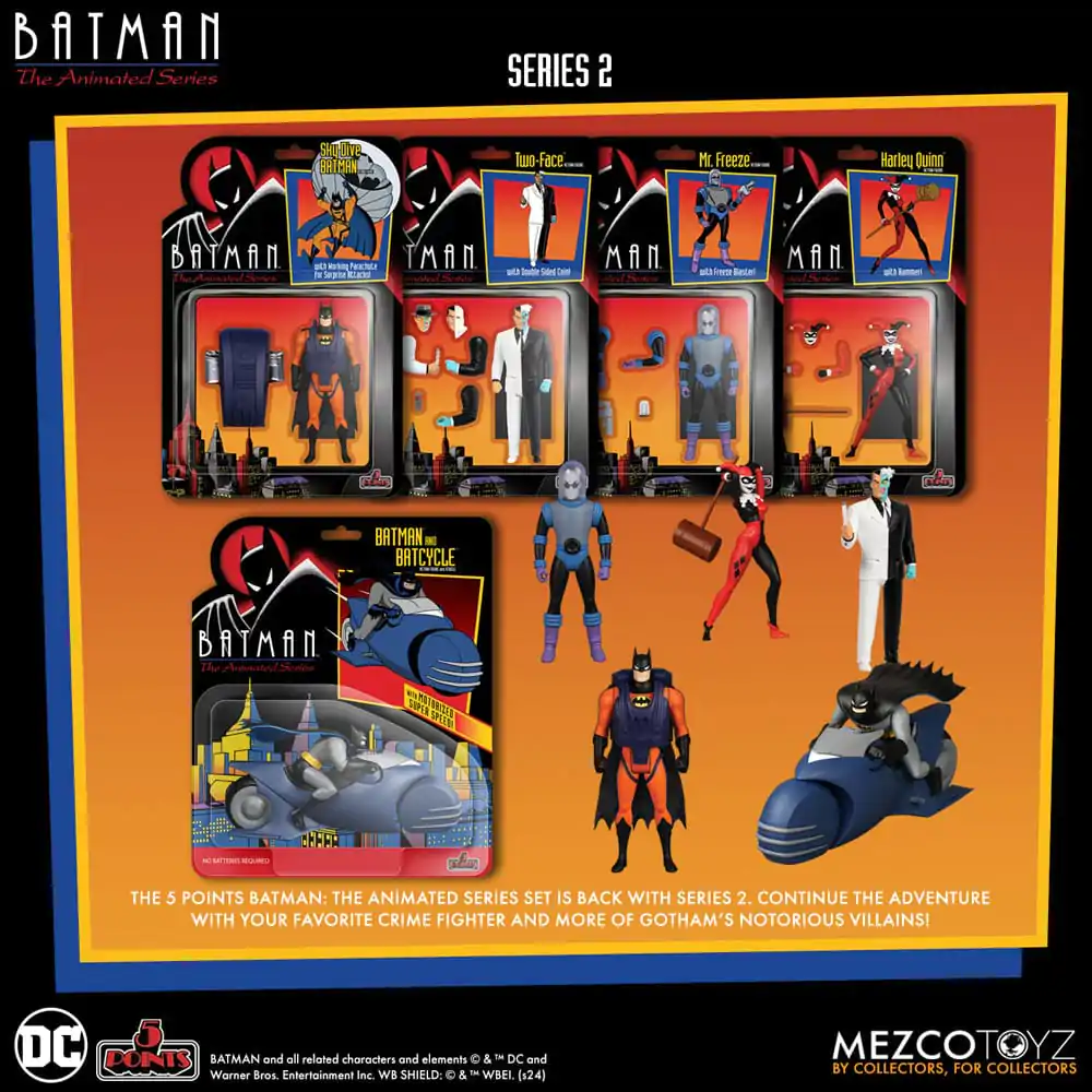 Batman: The Animated Series 2 5 bodové detailné figúrky Deluxe Box Set 9 cm termékfotó