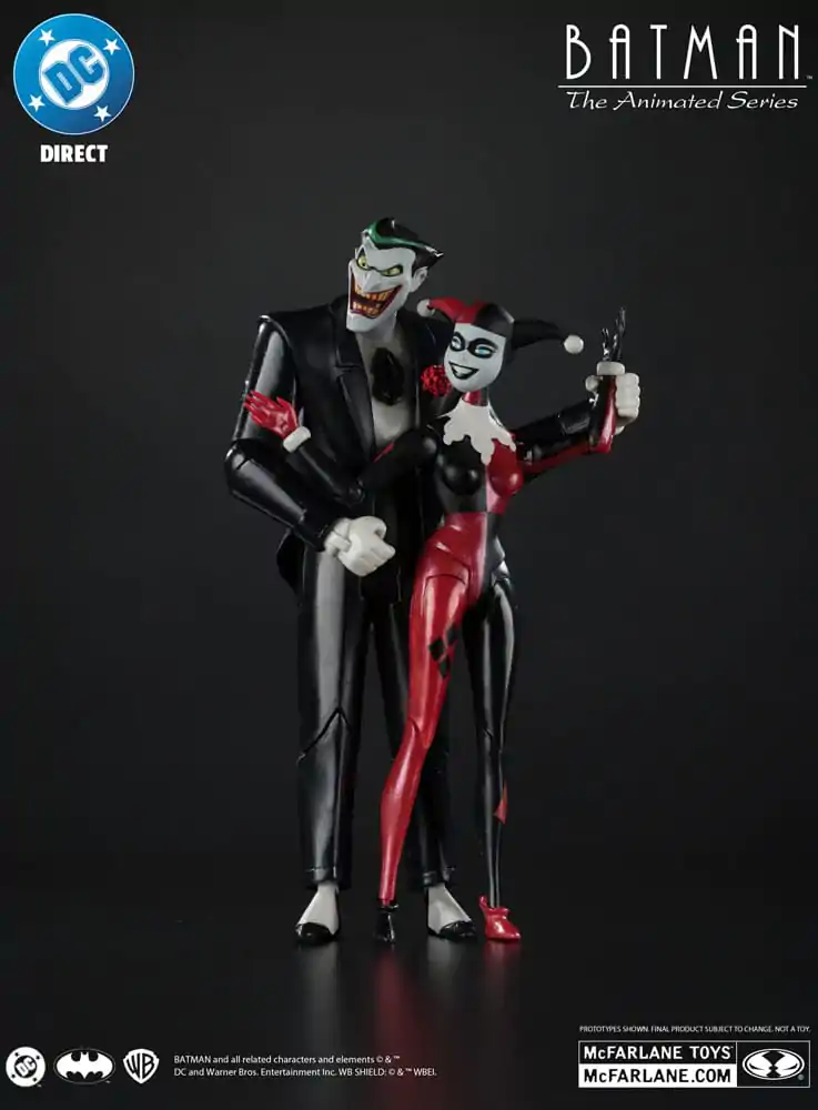 Batman: The Animated Series DC Direct Akčné figúrky Harley Quinn & The Joker (Mad Love) (Gold Label) 18 cm produktová fotografia