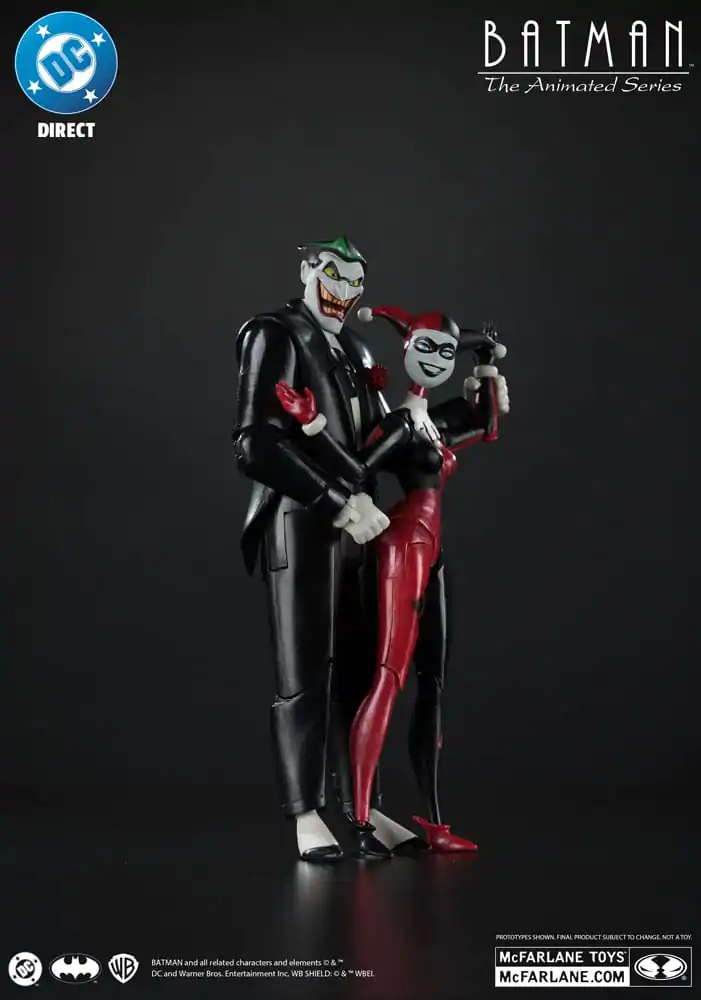 Batman: The Animated Series DC Direct Akčné figúrky Harley Quinn & The Joker (Mad Love) (Gold Label) 18 cm produktová fotografia