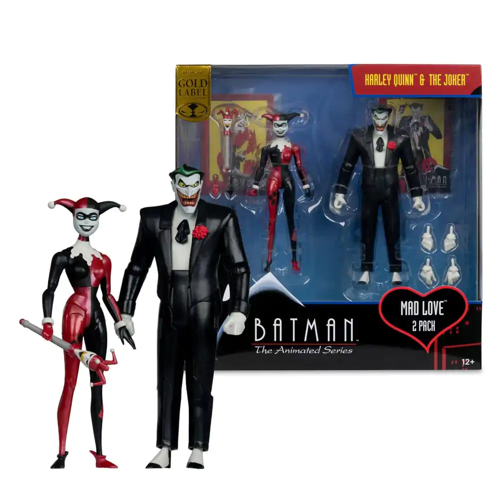 Batman: The Animated Series DC Direct Akčné figúrky Harley Quinn & The Joker (Mad Love) (Gold Label) 18 cm produktová fotografia