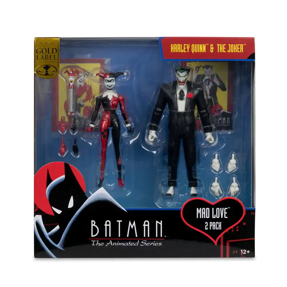 Batman: The Animated Series DC Direct Akčné figúrky Harley Quinn & The Joker (Mad Love) (Gold Label) 18 cm produktová fotografia