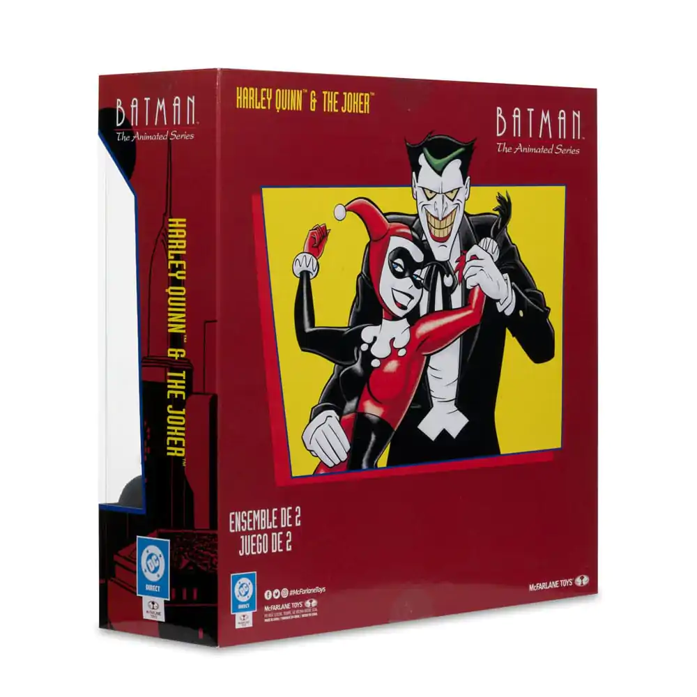 Batman: The Animated Series DC Direct Akčné figúrky Harley Quinn & The Joker (Mad Love) (Gold Label) 18 cm produktová fotografia