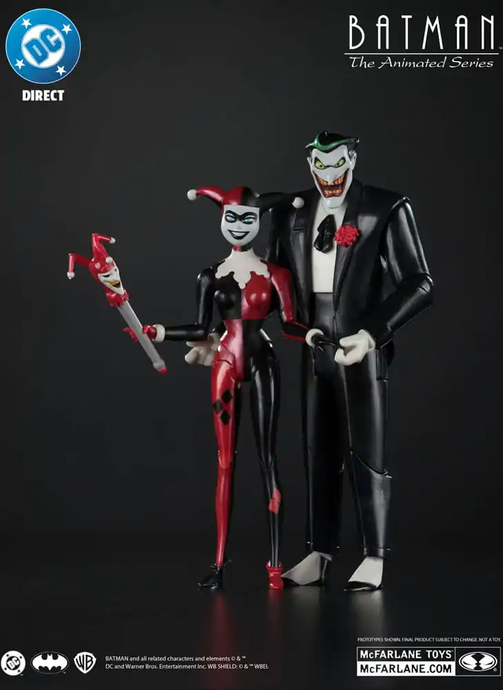 Batman: The Animated Series DC Direct Akčné figúrky Harley Quinn & The Joker (Mad Love) (Gold Label) 18 cm produktová fotografia