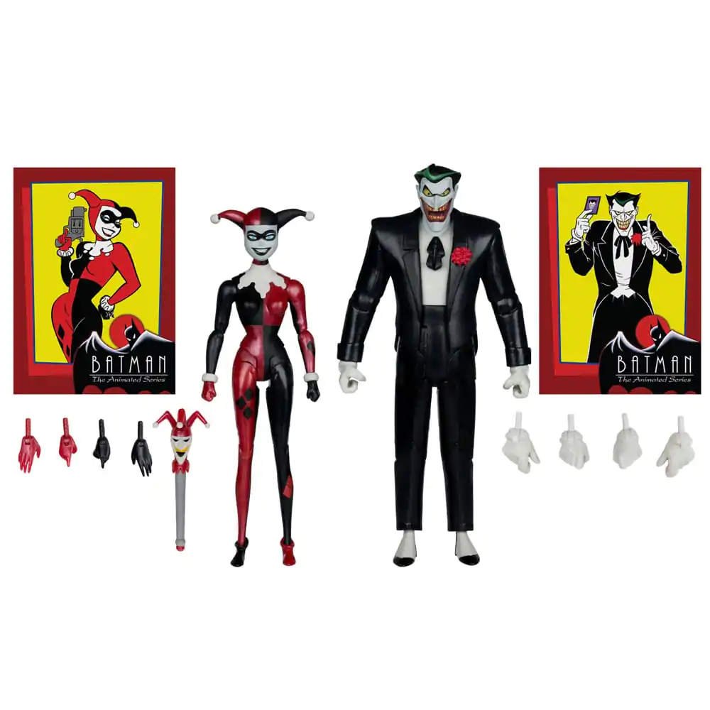 Batman: The Animated Series DC Direct Akčné figúrky Harley Quinn & The Joker (Mad Love) (Gold Label) 18 cm produktová fotografia