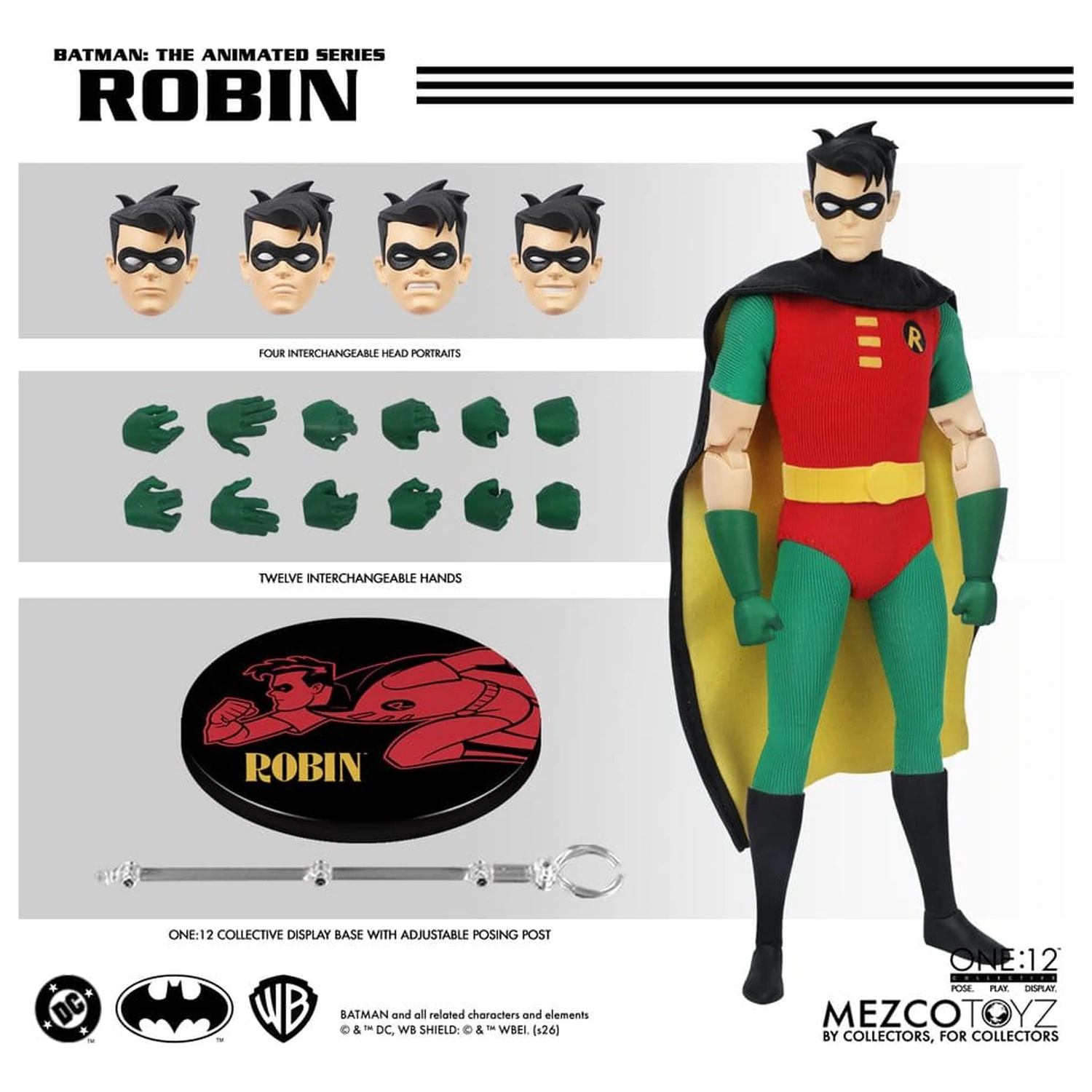 Batman: The Animated Series One:12 Collective akčná figúrka 1/12 Robin 17 cm produktová fotografia