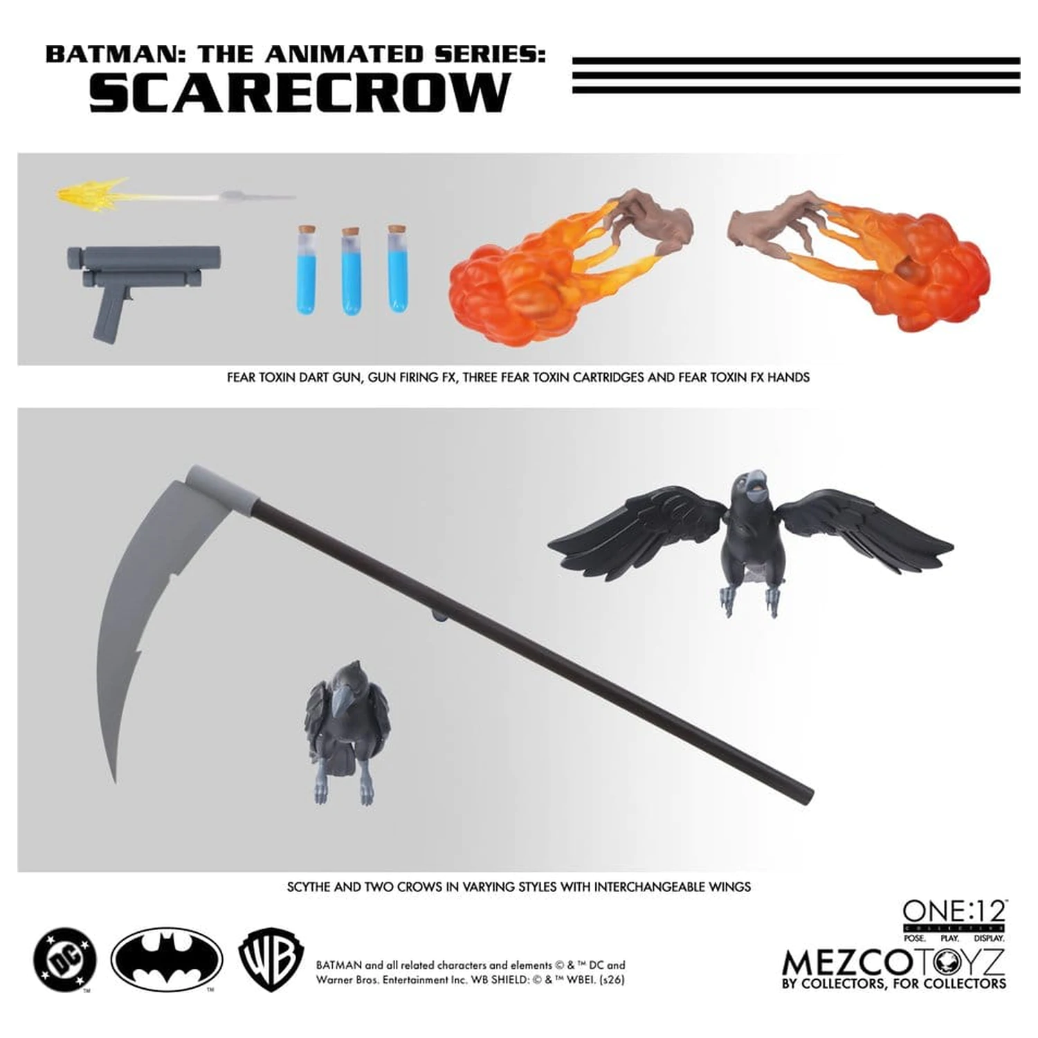 Batman: The Animated Series One:12 Collective akčná figúrka Scarecrow 17 cm produktová fotografia