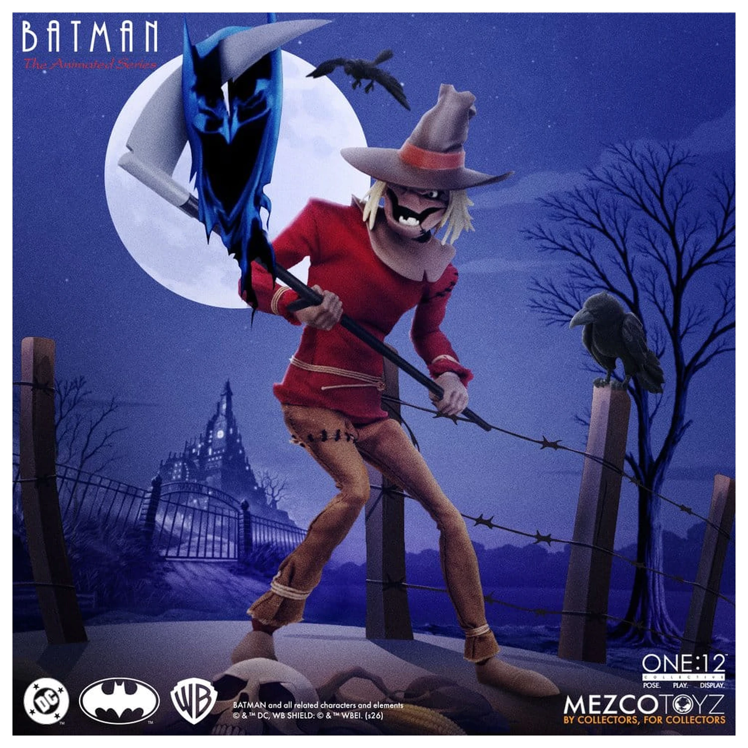 Batman: The Animated Series One:12 Collective akčná figúrka Scarecrow 17 cm produktová fotografia