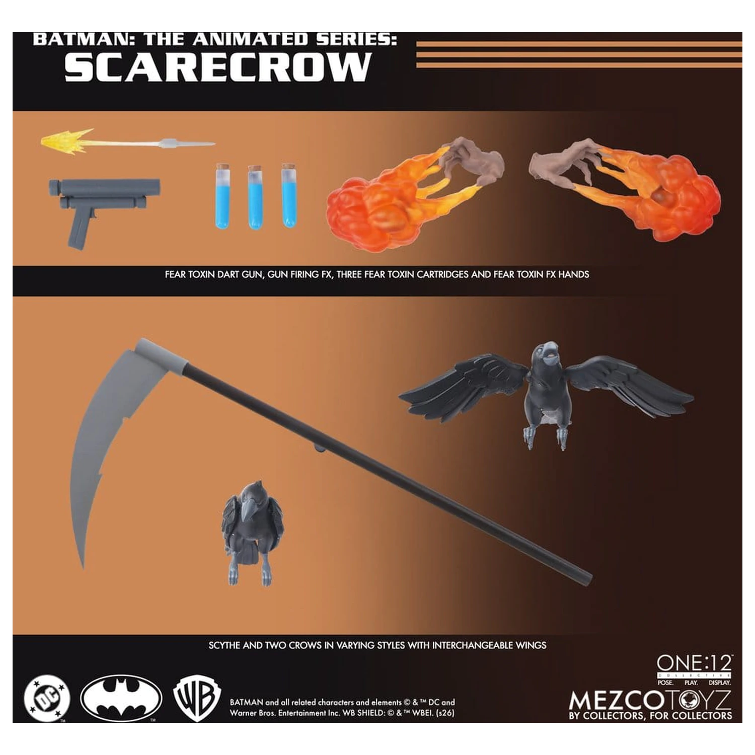 Batman: The Animated Series One:12 Collective akčná figúrka Scarecrow 17 cm produktová fotografia