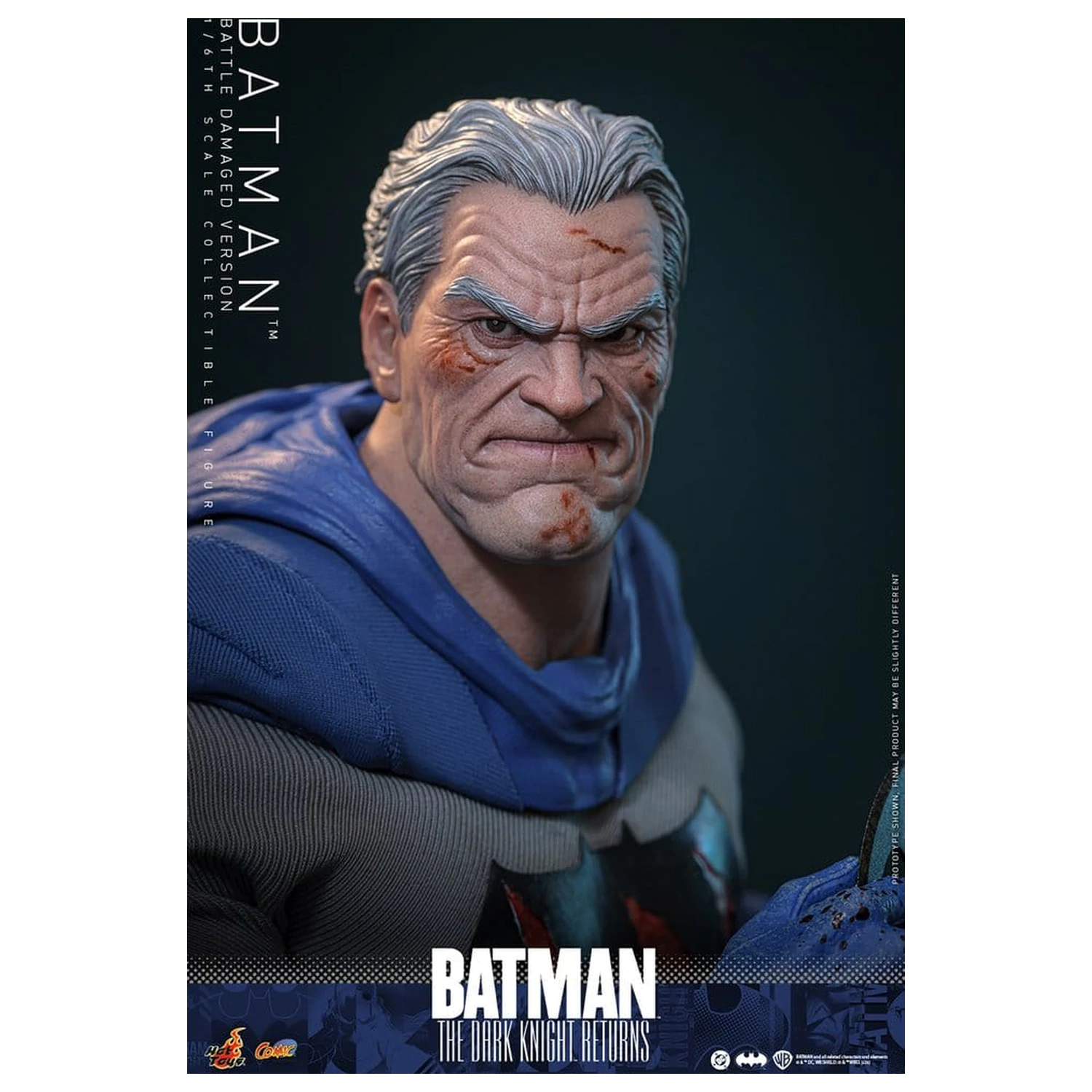 Batman: The Dark Knight Returns Comic Masterpiece akčná figúrka 1/6 Batman (Battle Damaged Version) 32 cm produktová fotografia
