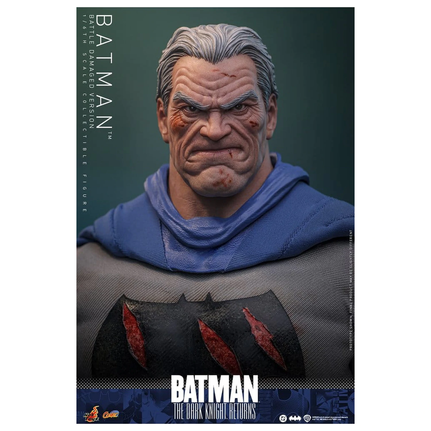 Batman: The Dark Knight Returns Comic Masterpiece akčná figúrka 1/6 Batman (Battle Damaged Version) 32 cm produktová fotografia