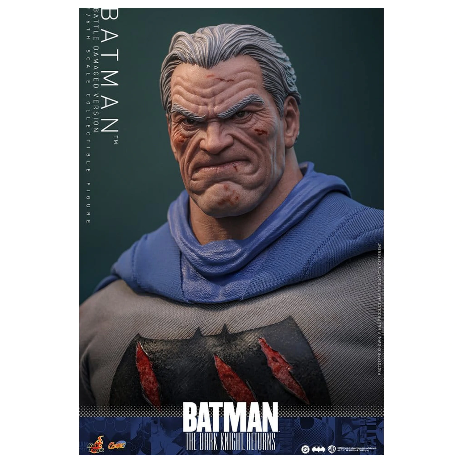 Batman: The Dark Knight Returns Comic Masterpiece akčná figúrka 1/6 Batman (Battle Damaged Version) 32 cm produktová fotografia