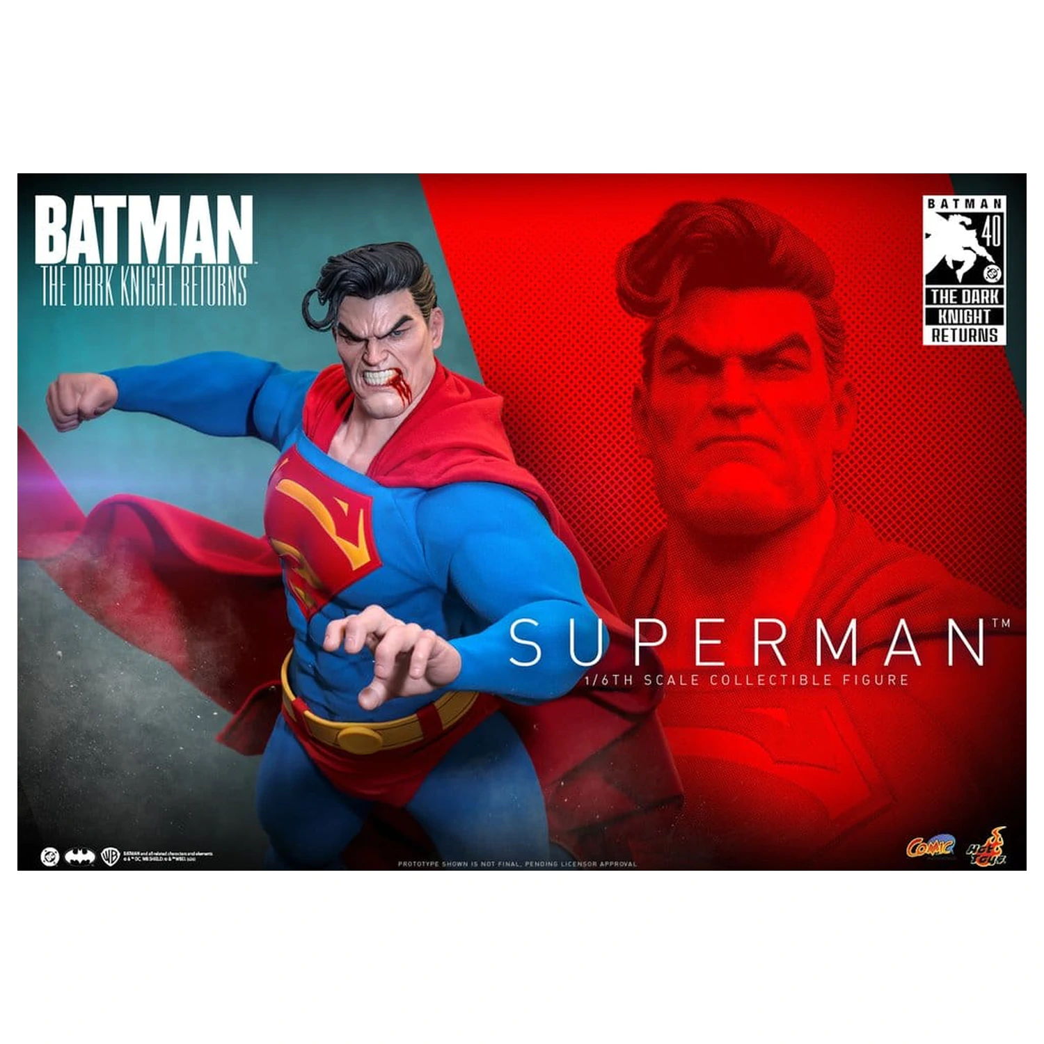 Batman: The Dark Knight Returns Comic Masterpiece akčná figúrka 1/6 Superman 34 cm produktová fotografia