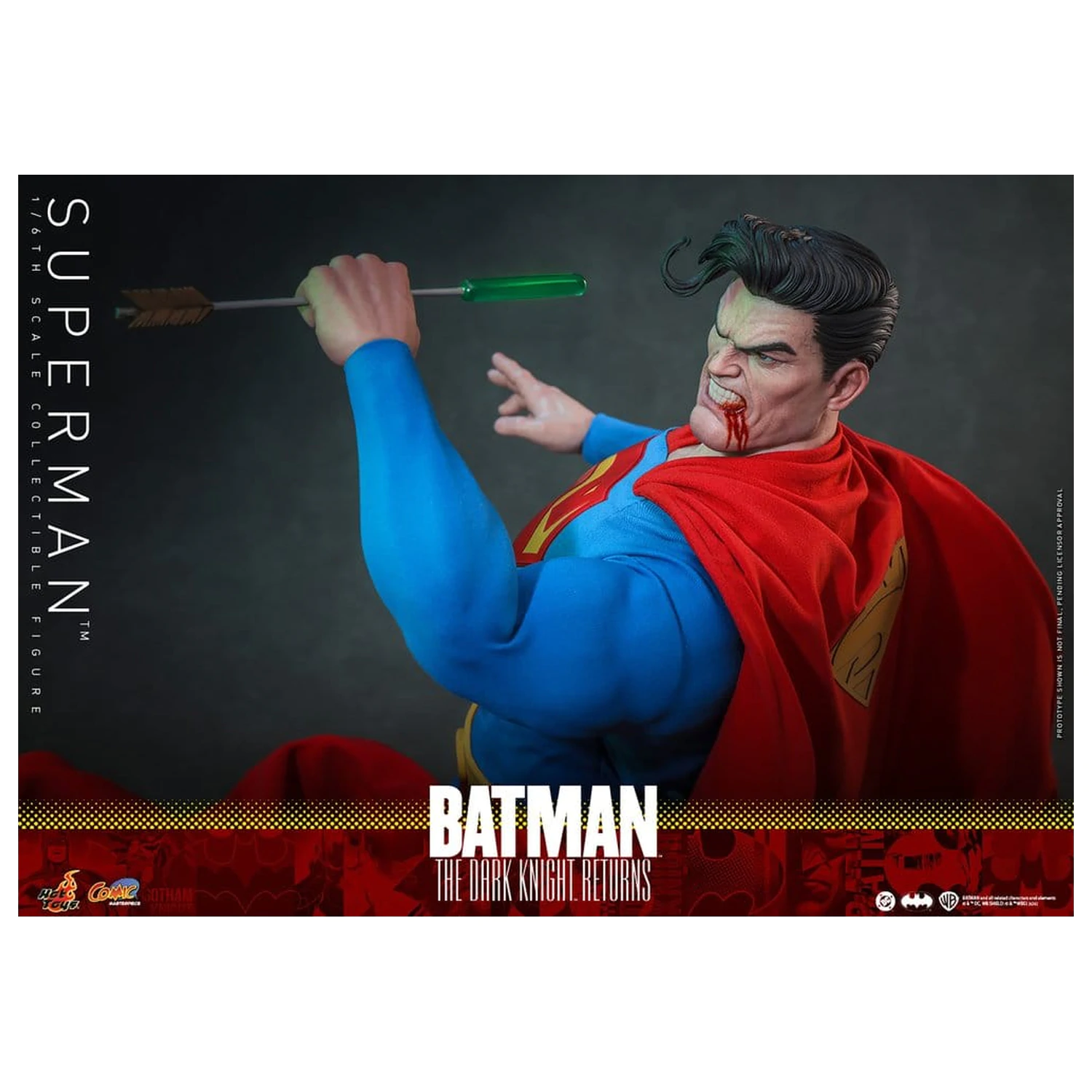 Batman: The Dark Knight Returns Comic Masterpiece akčná figúrka 1/6 Superman 34 cm produktová fotografia