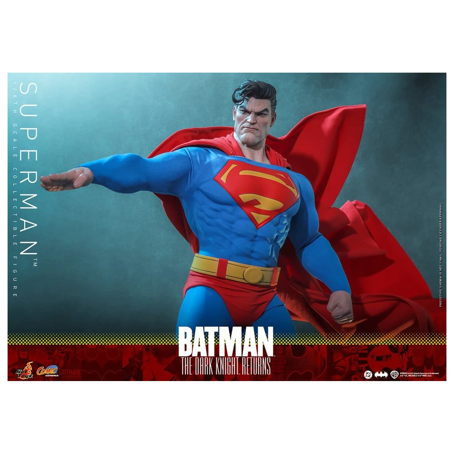 Batman: The Dark Knight Returns Comic Masterpiece akčná figúrka 1/6 Superman 34 cm produktová fotografia