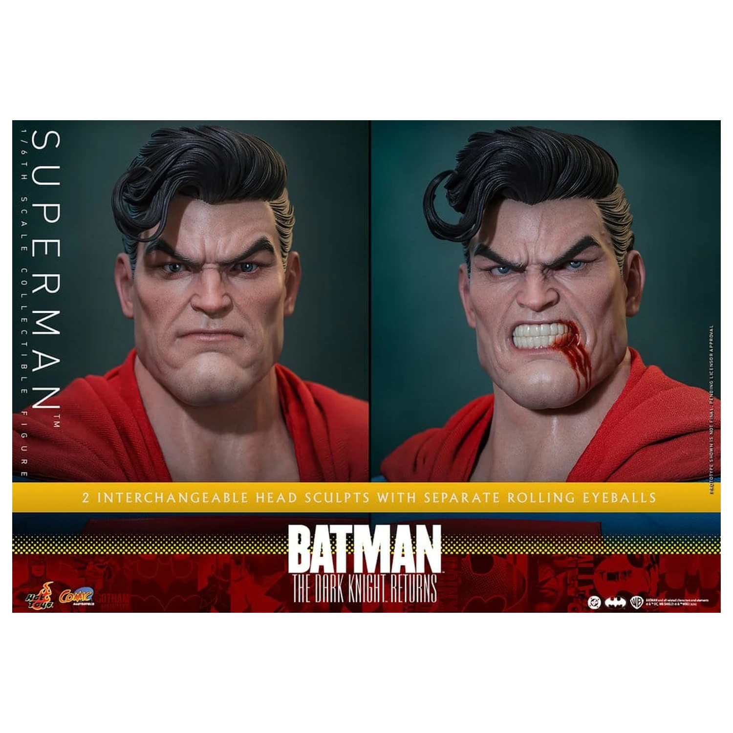 Batman: The Dark Knight Returns Comic Masterpiece akčná figúrka 1/6 Superman 34 cm produktová fotografia