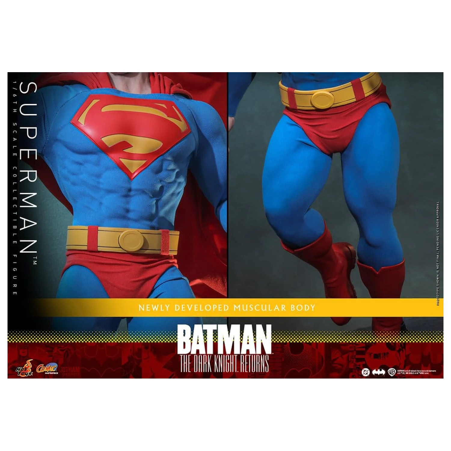 Batman: The Dark Knight Returns Comic Masterpiece akčná figúrka 1/6 Superman 34 cm produktová fotografia