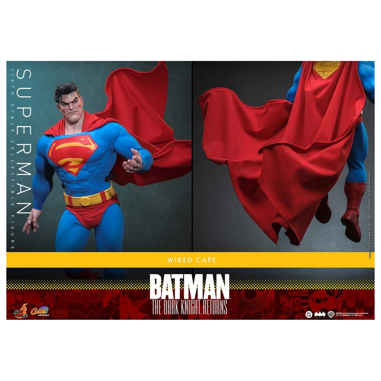 Batman: The Dark Knight Returns Comic Masterpiece akčná figúrka 1/6 Superman 34 cm produktová fotografia