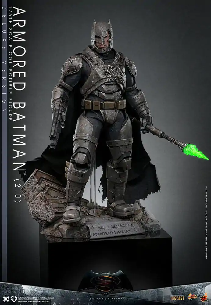 Batman v Superman: Dawn of Justice Movie Masterpiece Akčná figúrka 1/6 Armored Batman 2.0 (Deluxe Version) 33 cm produktová fotografia