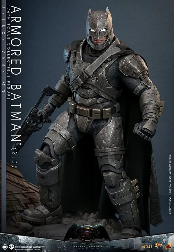 Batman v Superman: Dawn of Justice Movie Masterpiece Akčná figúrka 1/6 Armored Batman 2.0 (Deluxe Version) 33 cm produktová fotografia