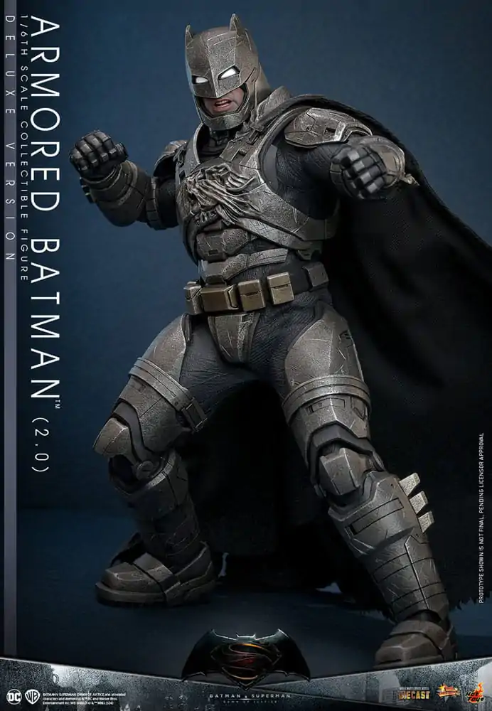 Batman v Superman: Dawn of Justice Movie Masterpiece Akčná figúrka 1/6 Armored Batman 2.0 (Deluxe Version) 33 cm produktová fotografia