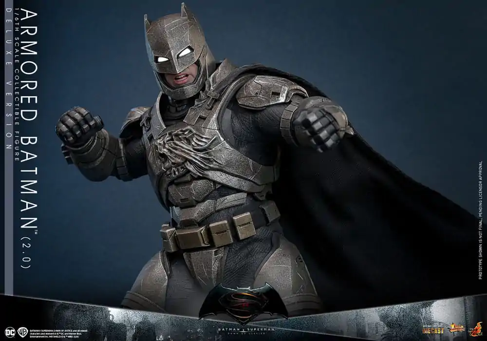 Batman v Superman: Dawn of Justice Movie Masterpiece Akčná figúrka 1/6 Armored Batman 2.0 (Deluxe Version) 33 cm produktová fotografia