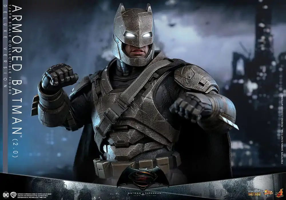 Batman v Superman: Dawn of Justice Movie Masterpiece Akčná figúrka 1/6 Armored Batman 2.0 (Deluxe Version) 33 cm produktová fotografia