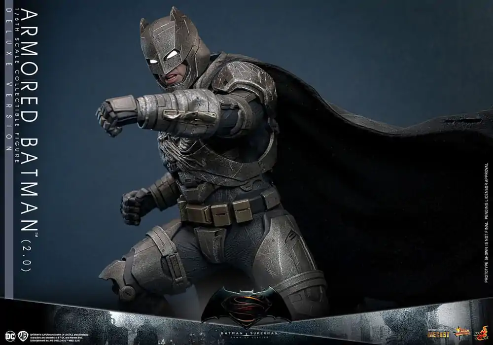 Batman v Superman: Dawn of Justice Movie Masterpiece Akčná figúrka 1/6 Armored Batman 2.0 (Deluxe Version) 33 cm produktová fotografia