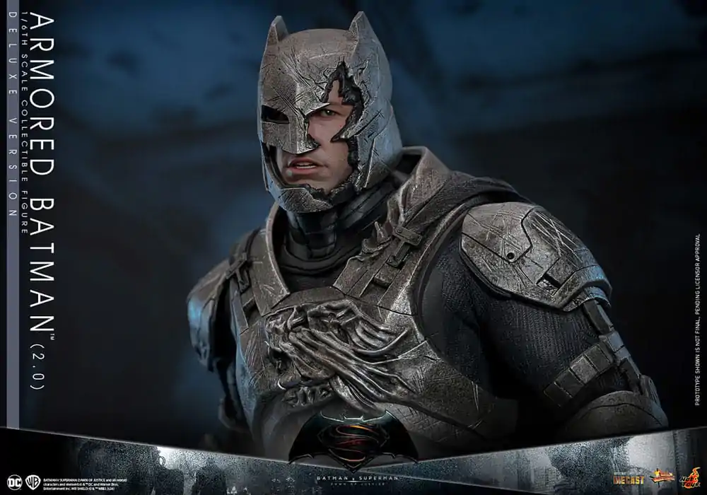 Batman v Superman: Dawn of Justice Movie Masterpiece Akčná figúrka 1/6 Armored Batman 2.0 (Deluxe Version) 33 cm produktová fotografia