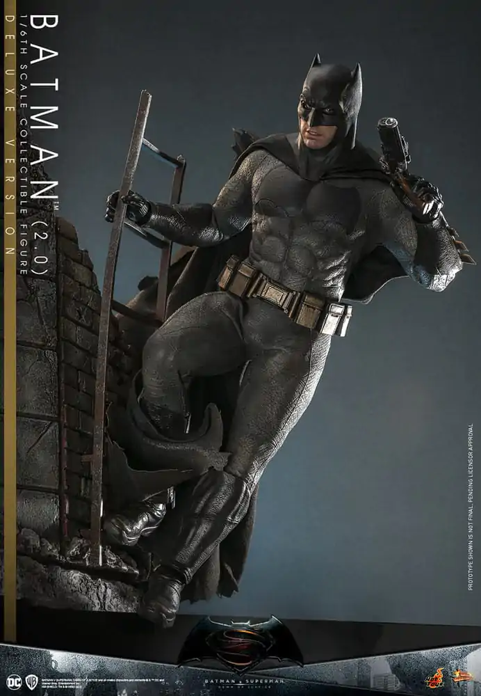 Batman v Superman: Dawn of Justice Movie Masterpiece Akčná figúrka 1/6 Batman 2.0 (Deluxe Version) 32 cm produktová fotografia