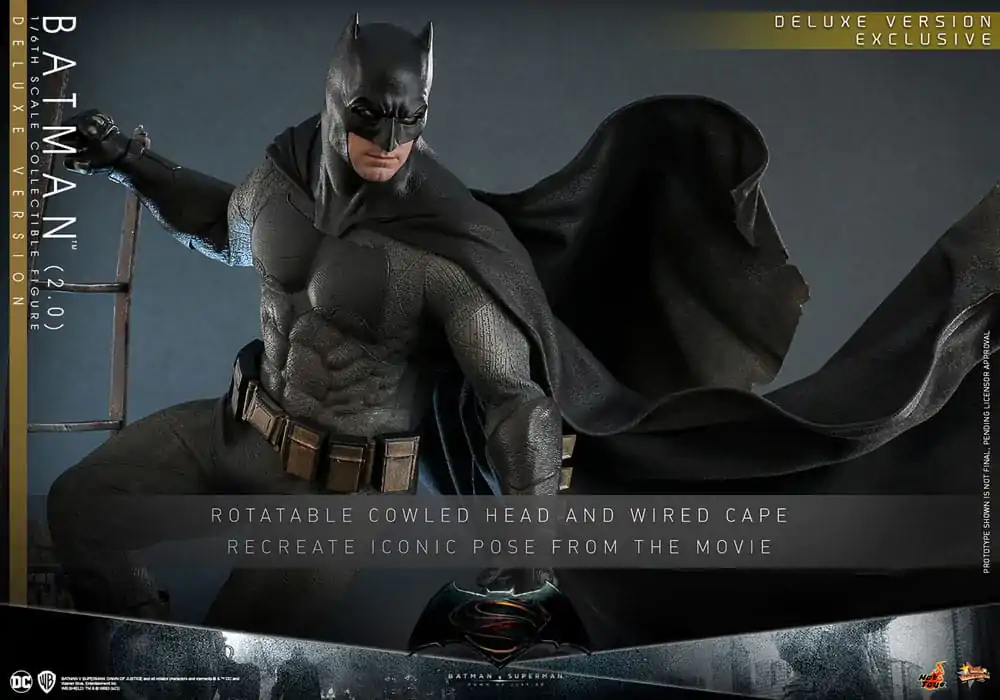 Batman v Superman: Dawn of Justice Movie Masterpiece Akčná figúrka 1/6 Batman 2.0 (Deluxe Version) 32 cm produktová fotografia