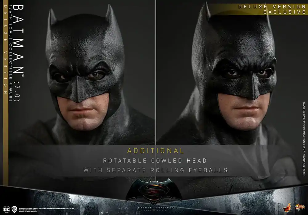 Batman v Superman: Dawn of Justice Movie Masterpiece Akčná figúrka 1/6 Batman 2.0 (Deluxe Version) 32 cm produktová fotografia