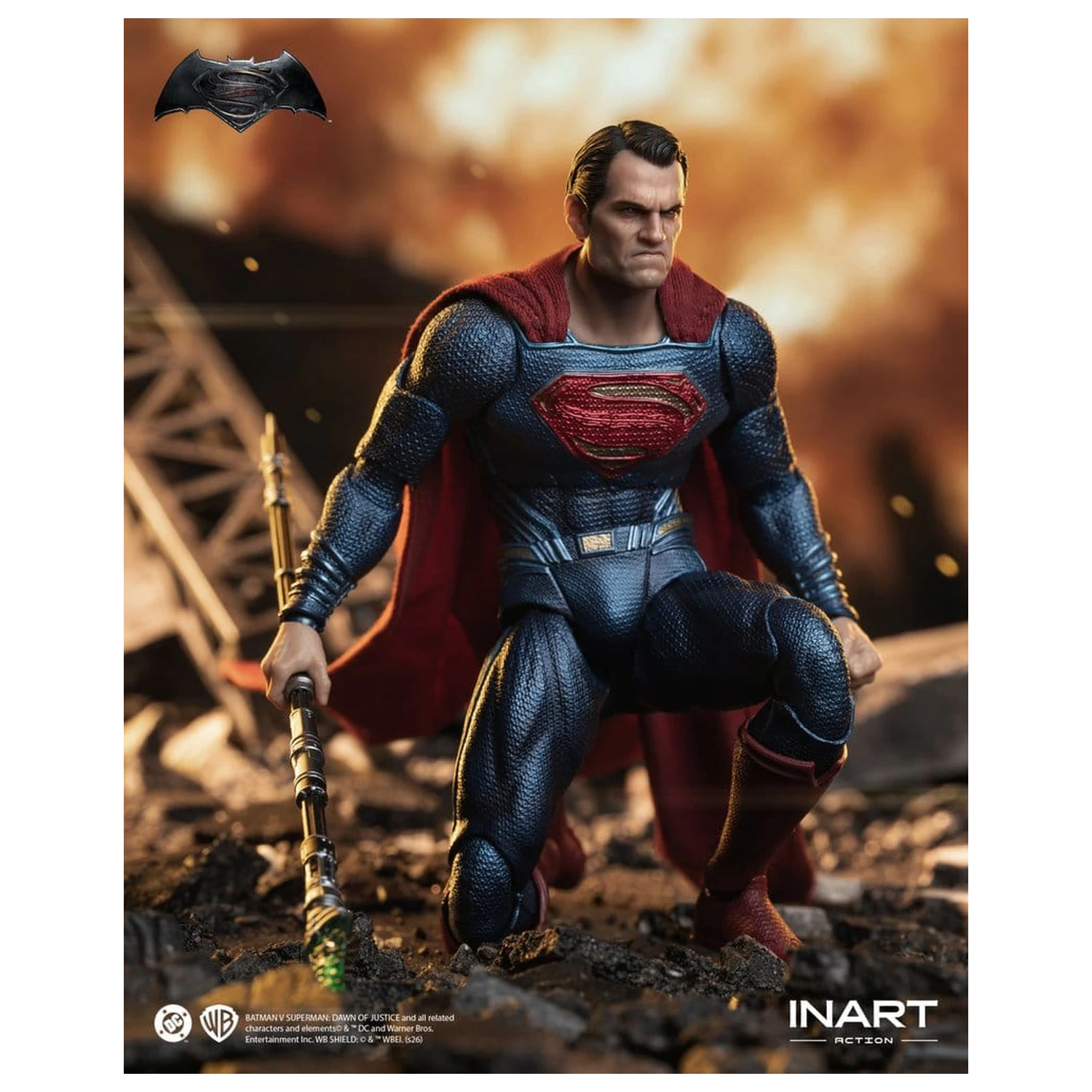 Batman vs Superman: Dawn of Justice akčná figúrka 1/12 Superman 17 cm produktová fotografia