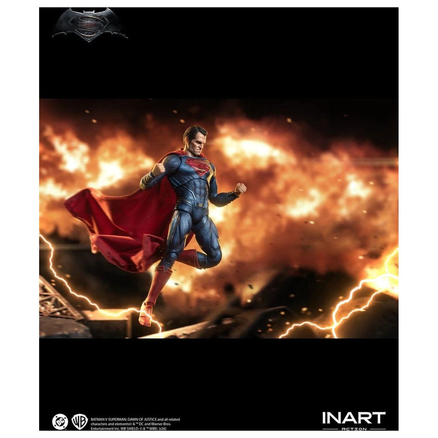 Batman vs Superman: Dawn of Justice akčná figúrka 1/12 Superman 17 cm produktová fotografia