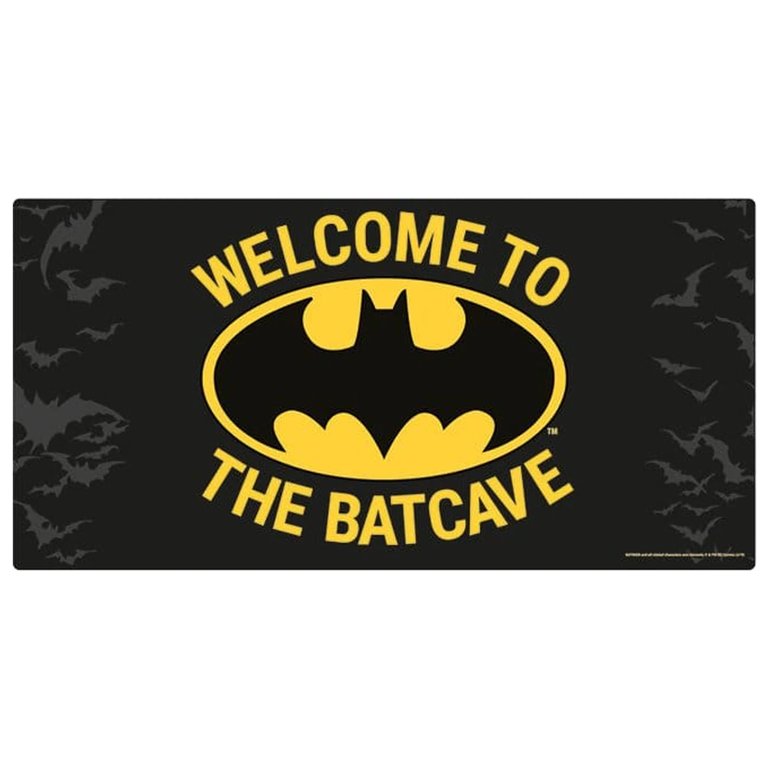 Batman kovová ceduľa Vitajte v Batcave 60x30 cm produktová fotografia