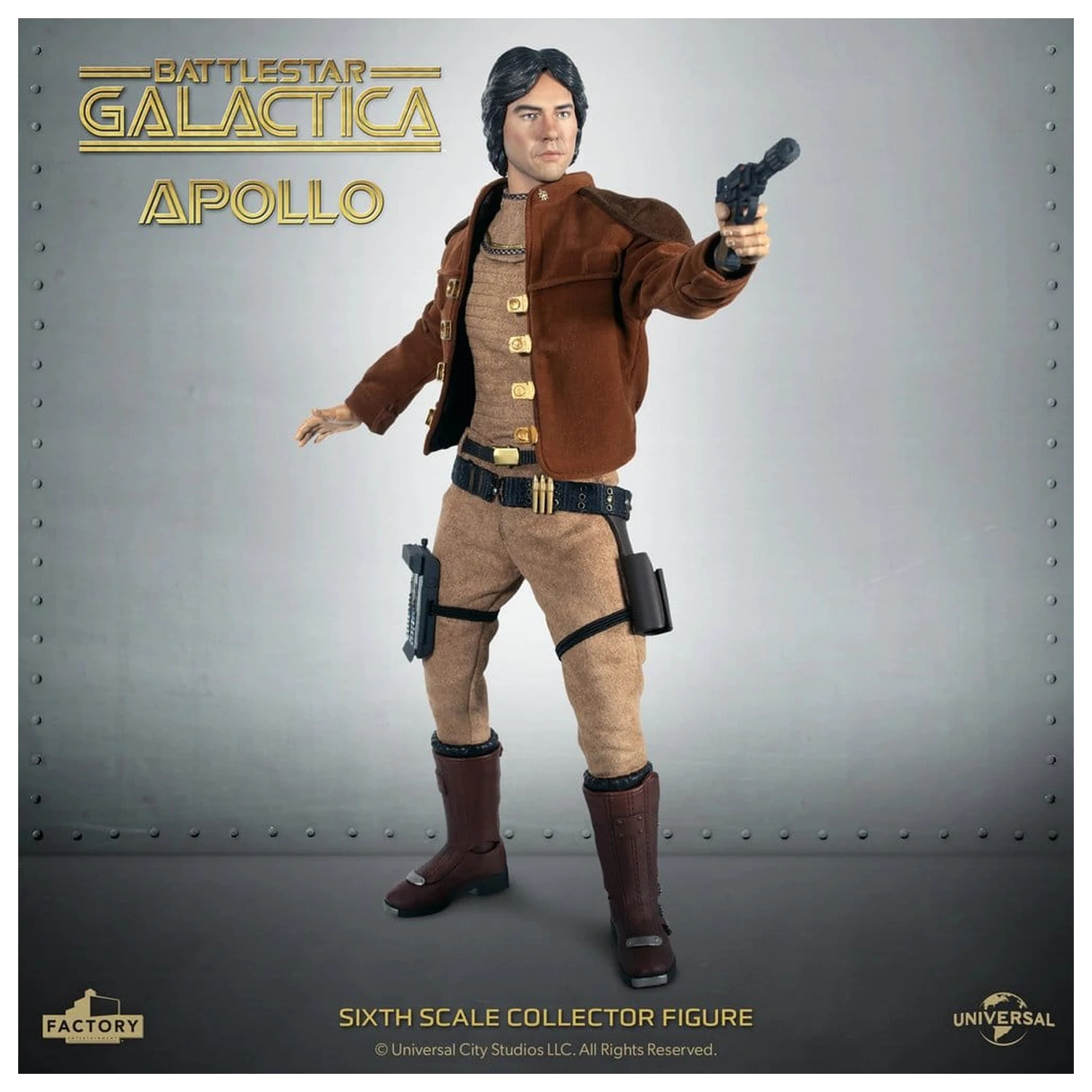 Battlestar Galactica akčná figúrka 1/6 Captain Apollo 15 cm produktová fotografia