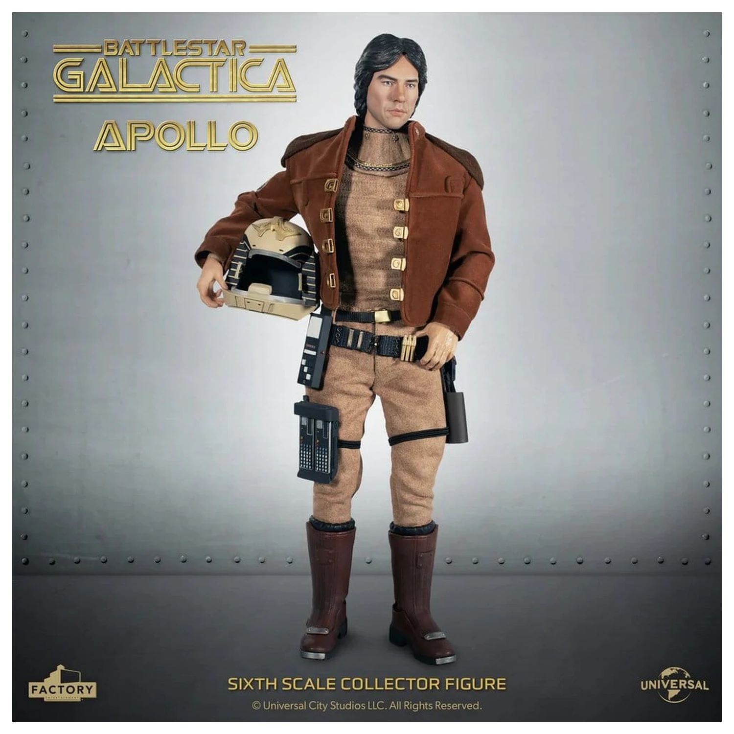 Battlestar Galactica akčná figúrka 1/6 Captain Apollo 15 cm produktová fotografia
