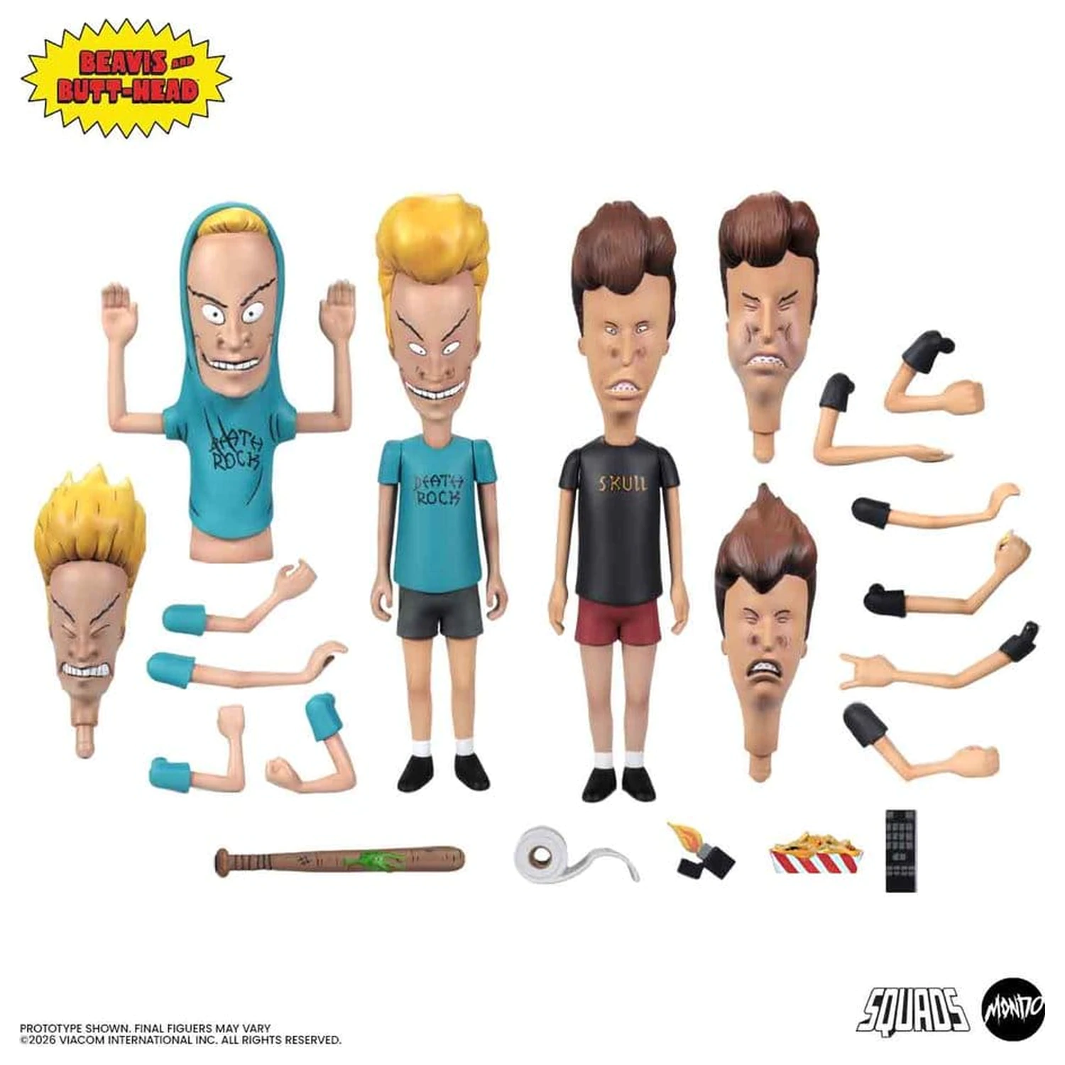 Beavis and Butt-Head sada figúrok produktová fotografia