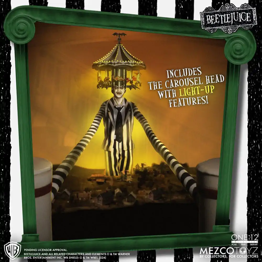 Beetlejuice figúrka 1/12 Beetlejuice Deluxe Edition 18 cm termékfotó