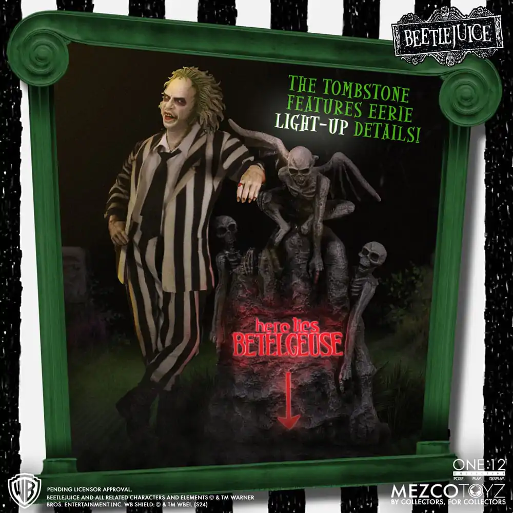 Beetlejuice figúrka 1/12 Beetlejuice Deluxe Edition 18 cm termékfotó