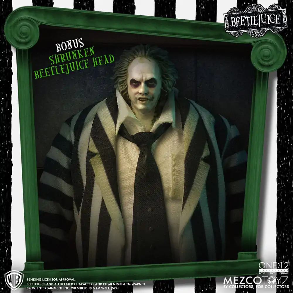 Beetlejuice figúrka 1/12 Beetlejuice Deluxe Edition 18 cm termékfotó