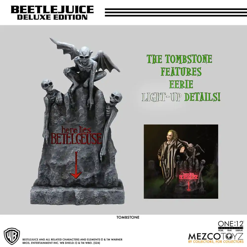 Beetlejuice figúrka 1/12 Beetlejuice Deluxe Edition 18 cm termékfotó