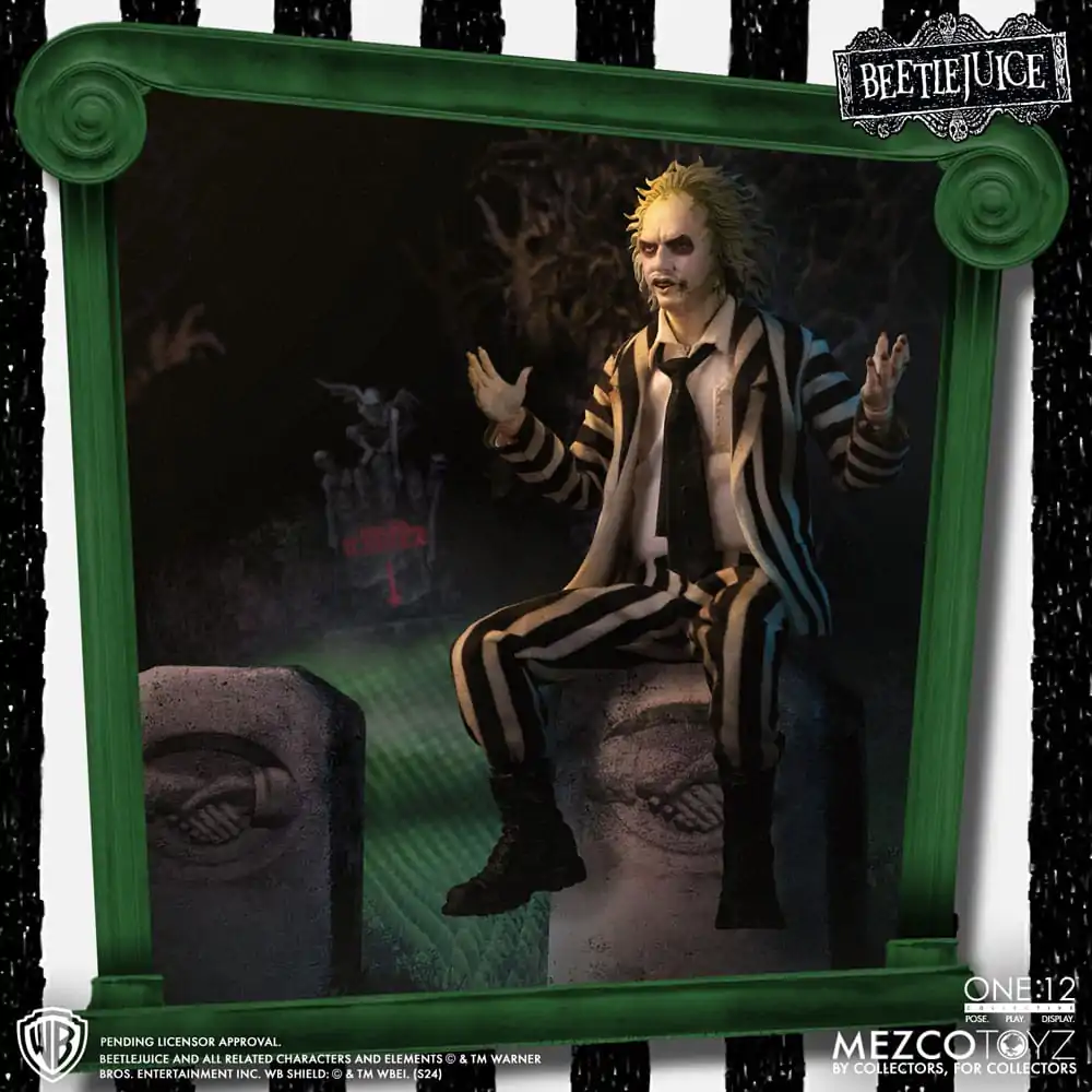 Beetlejuice figúrka 1/12 Beetlejuice Deluxe Edition 18 cm termékfotó