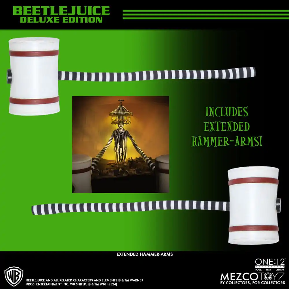 Beetlejuice figúrka 1/12 Beetlejuice Deluxe Edition 18 cm termékfotó