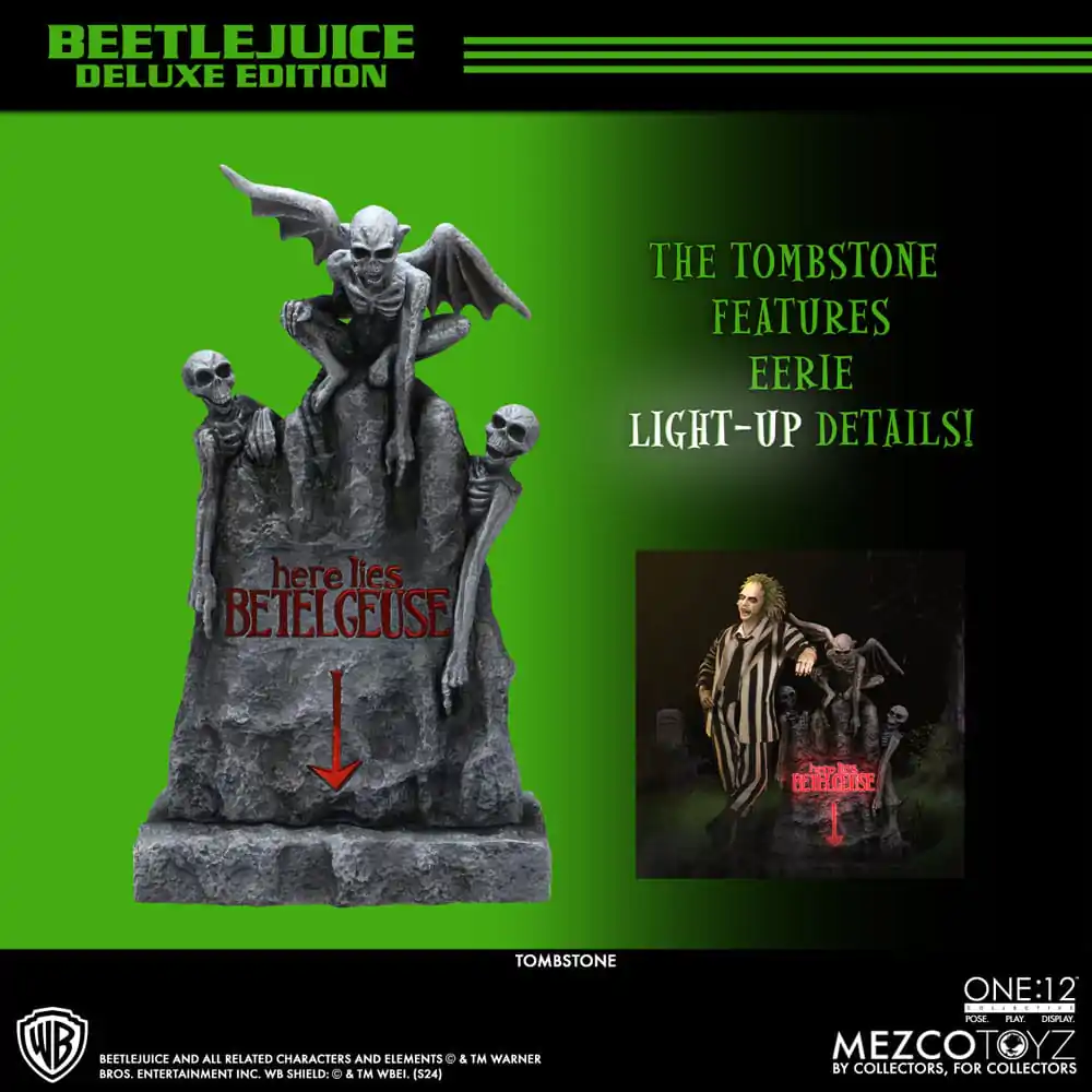 Beetlejuice figúrka 1/12 Beetlejuice Deluxe Edition 18 cm termékfotó